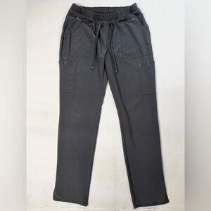 Scrubstar Unisex Solid Gray With Drawstring Pants Size A Stretch Durable
